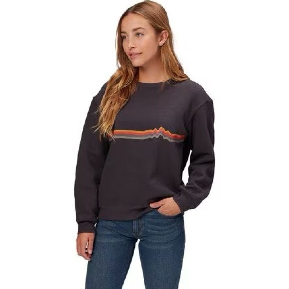 Patagonia Ridge Rise Stripe Uprisal Crew Sweatshirt - Picture 2 of 6